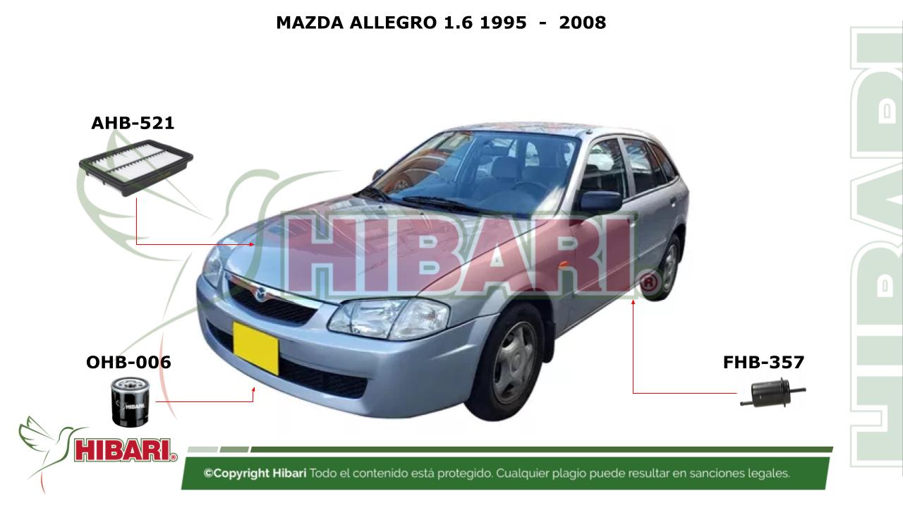 En este momento estás viendo MAZDA ALLEGRO 1.6 1995  –  2008